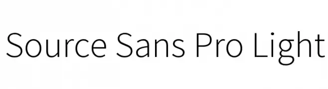 Source Sans Pro Light  नि: शुल्क फ़ॉन्ट्स डाउनलोड