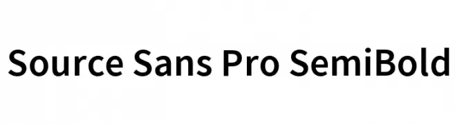 Source Sans Pro SemiBold  baixar fontes gratis