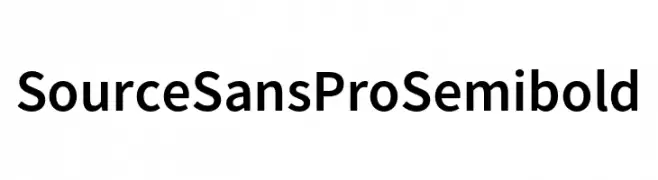 Source Sans Pro Semibold  नि: शुल्क फ़ॉन्ट्स डाउनलोड