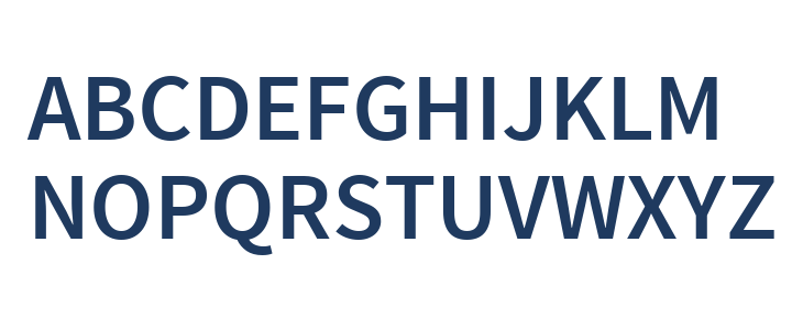 Source Sans Pro SemiBold Uppercase