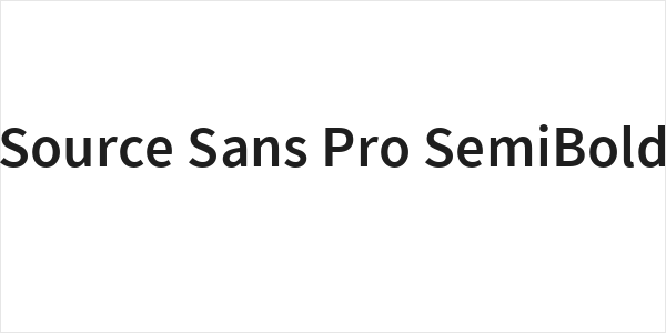 Source Sans Pro SemiBold Logo