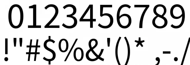 Source Sans Pro Font OTHER CHARS