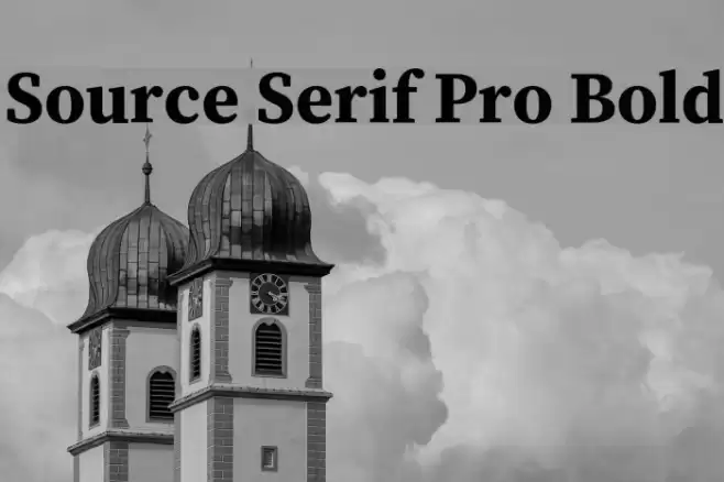 Source Serif Pro Bold examples