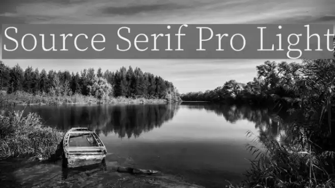 Source Serif Pro Light Fonte examples