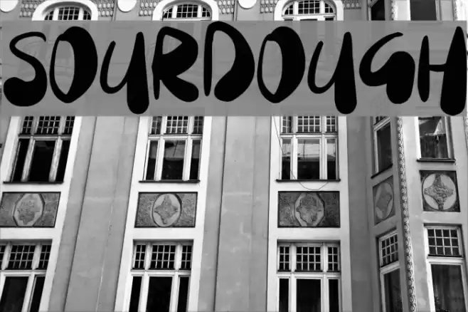 Sourdough Font examples