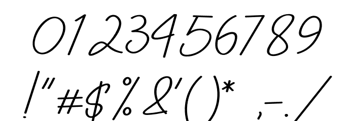 South America Font OTHER CHARS