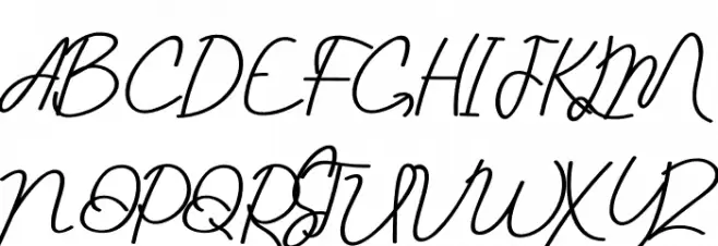 South America 字体 大写