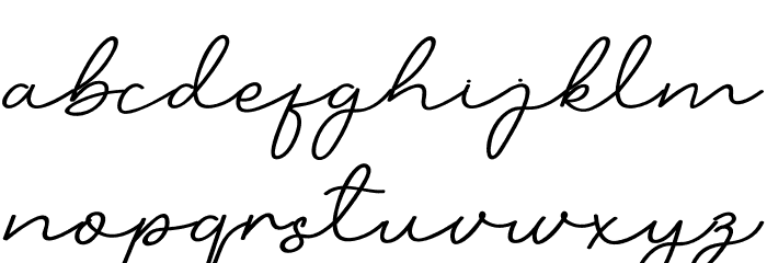 South America Font LOWERCASE