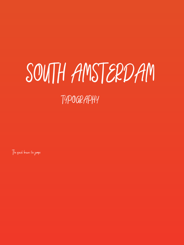 South Amsterdam Poster
