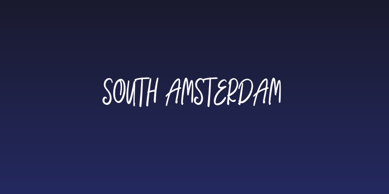 South Amsterdam Social Header
