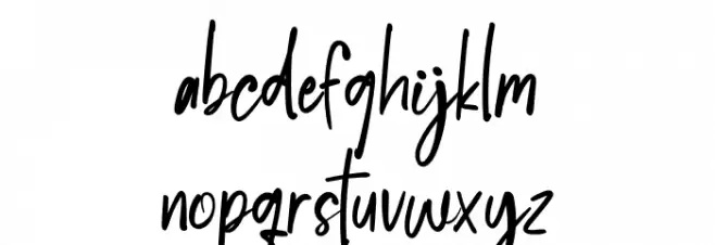 South Amsterdam Schriftart Kleinbuchstaben