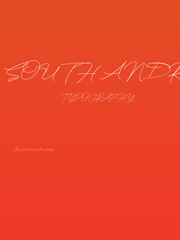 South Andreas Poster