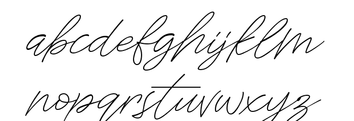 South Andreas Font LOWERCASE