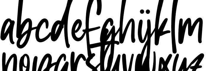 South Australia Font LOWERCASE