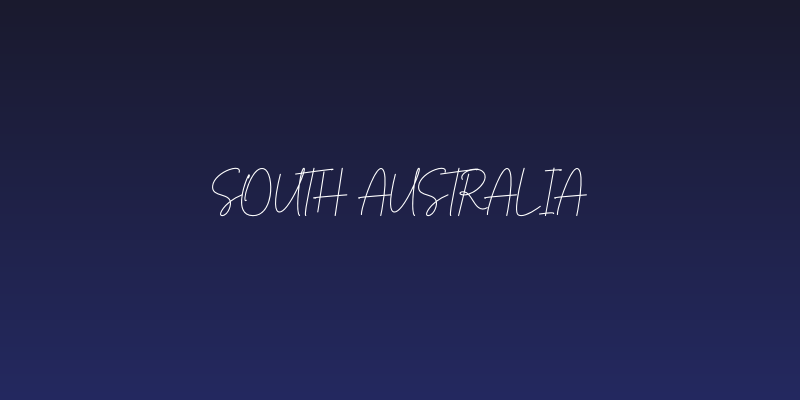South Australia Social Header