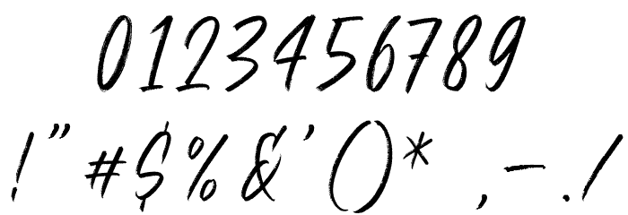 South Beast Regular Font OTHER CHARS