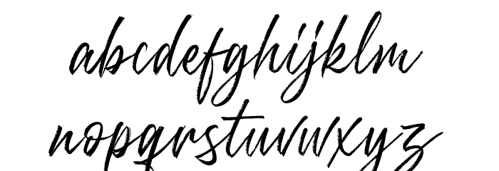 South Beast Regular Font LOWERCASE