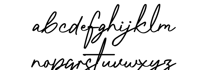 South Brittany Font LOWERCASE