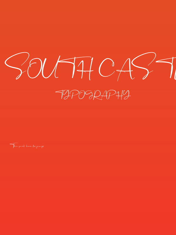 South Castle Poster