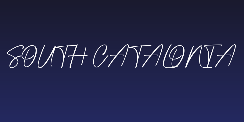 South Catalonia Social Header