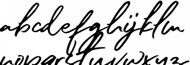 South Celebes フォント 小文字