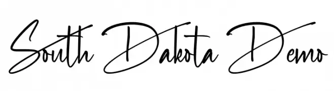 South Dakota Demo フォント