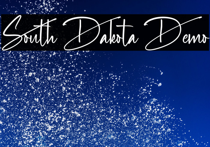 South Dakota Demo Fonte examples
