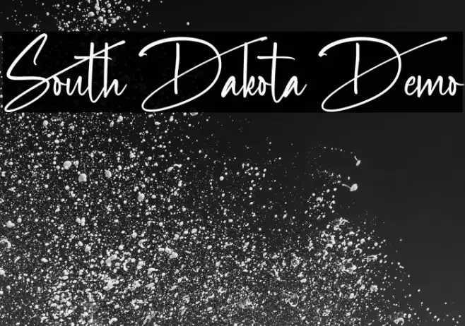 South Dakota Demo フォント examples