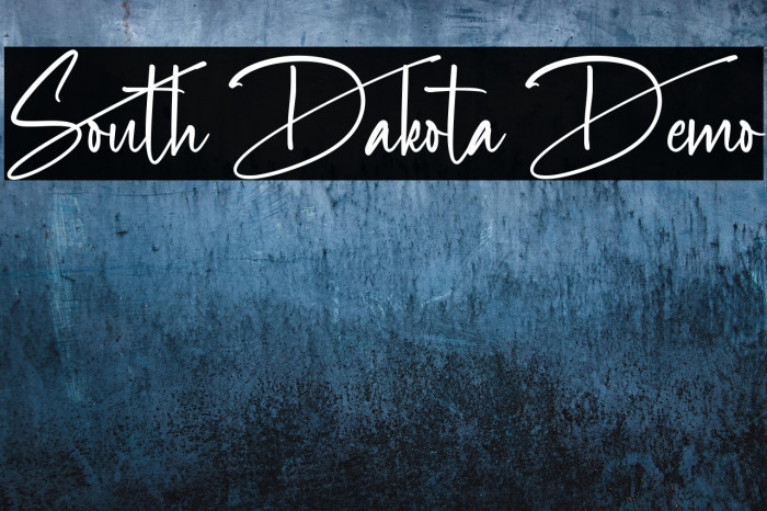 South Dakota Demo Fonte examples