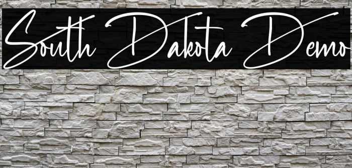 South Dakota Demo Fonte examples
