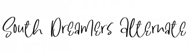 South Dreamers Alternate  नि: शुल्क फ़ॉन्ट्स डाउनलोड
