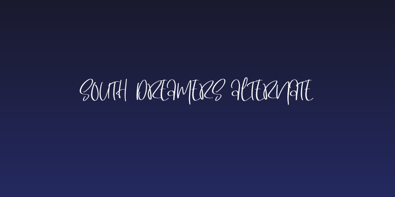 South Dreamers Alternate Social Header