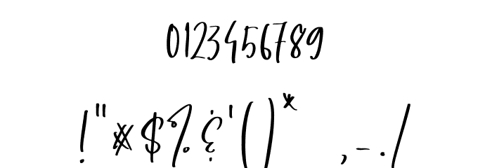 South Dreamers Font OTHER CHARS