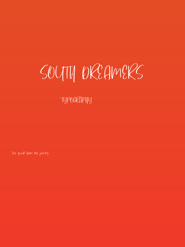 South Dreamers Poster