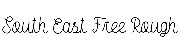 South East Free Rough  baixar fontes gratis