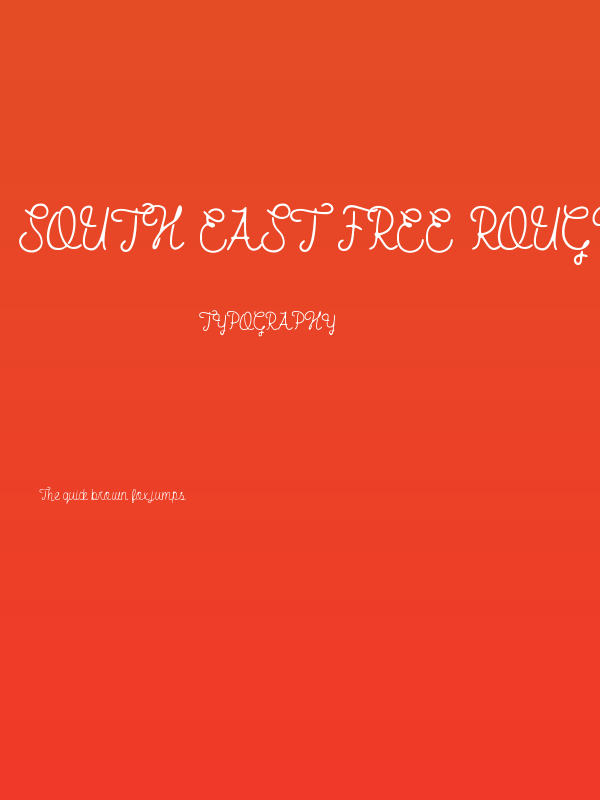 South East Free Rough Poster