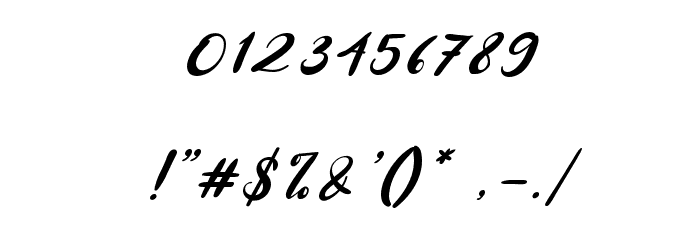 South Forest Italic Font OTHER CHARS
