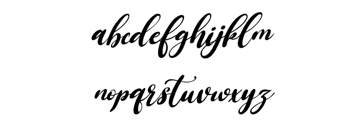 South Forest Italic Font LOWERCASE