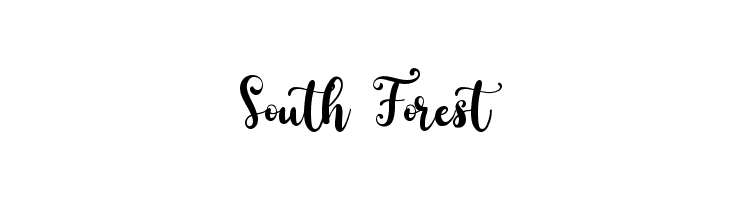 South Forest  नि: शुल्क फ़ॉन्ट्स डाउनलोड
