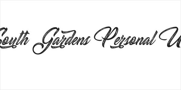 South Gardens Personal Use Logo