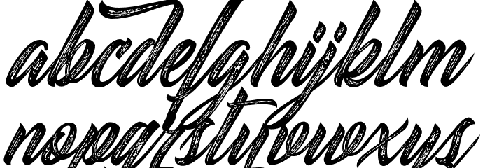 South Gardens Personal Use Font LOWERCASE