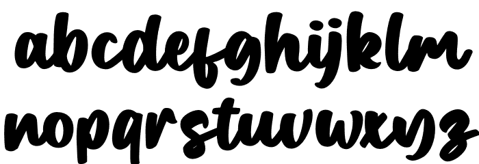 South Gate Font LOWERCASE