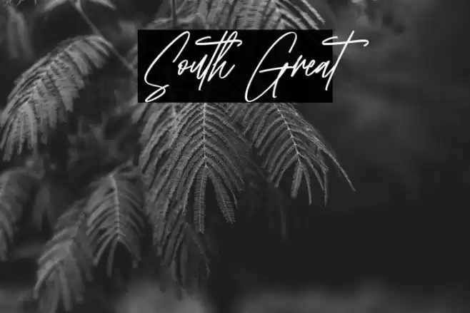 South Great Font examples
