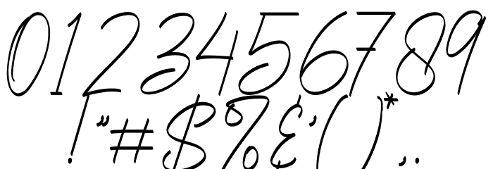 South Harbour Siganture Font OTHER CHARS