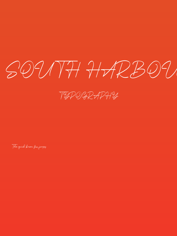South Harbour Siganture Poster