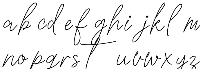 South Holland Font LOWERCASE