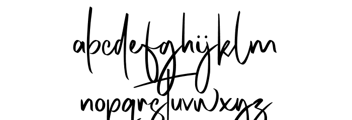 South Houston Font LOWERCASE