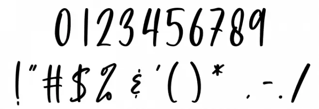 South Paradise Caratteri ALTRI CARATTERI