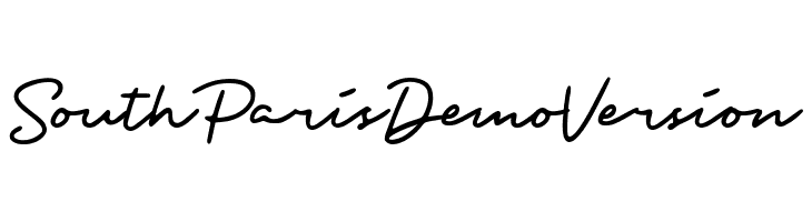 South Paris Demo Version  font caratteri gratis