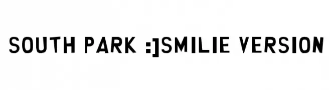 South Park :]Smilie version  免费字体下载